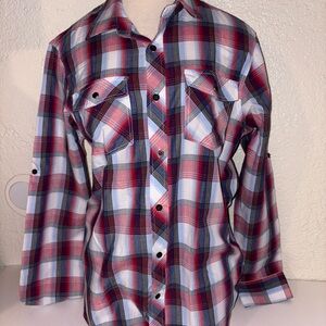 Eighty Eight Red and Blue Checkered Shirt